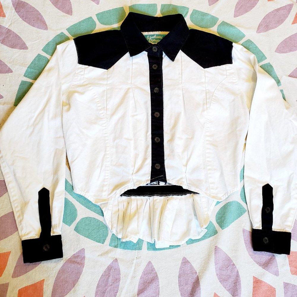 Vintage WESTERN Shirt - Womens SOUTHWEST Top